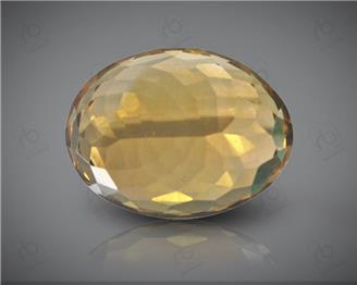Yellow Citrine Natural Certified  8.95CTS-8380